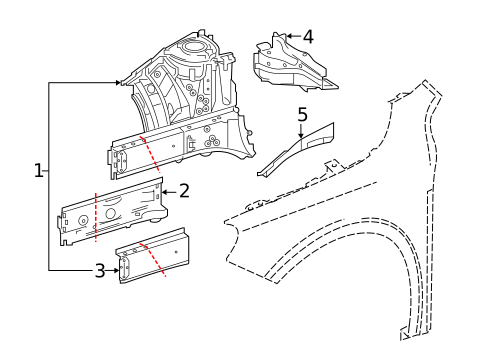 Inner Components for 2016 Mercedes-Benz CLA45 AMG #0