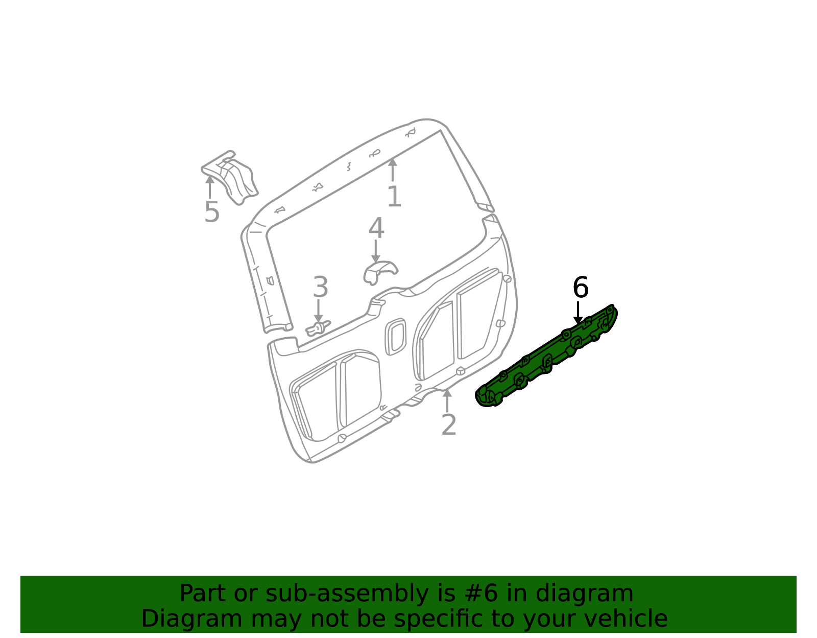 163-740-02-10 - Lift-Gate Trim Cover 2002-2005 Mercedes-Benz | Mercedes ...