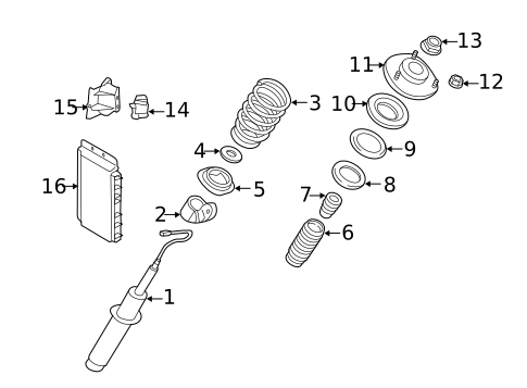 Shocks & Struts for 2016 Porsche 911 #0