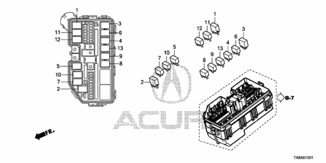 Control Unit (Engine Room) (2) for 2013 Acura ILX #0
