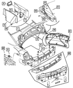 68011573AB - : Deck Lid Package for Mopar Image