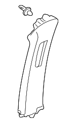 84131S0XA01ZB - Body: Pillar Trim for Honda: Odyssey Image