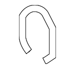 1J0145769A - Cooling System: Rear Pipe Retainer Clip for Volkswagen: Jetta Image