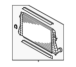 1K0145803CD - Cooling System: Inter-cooler for Volkswagen: Eos, Golf R, GTI, Jetta, Rabbit Image