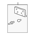 25798619 - Body: License Bracket for Buick: LaCrosse Image