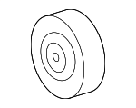 166030W010 - Cooling System: Idler Pulley for Toyota: 4Runner, Land Cruiser, Sequoia, Tundra Image