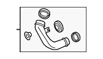 13718614548 - Engine: Lower Duct for BMW Image