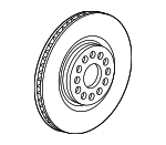 26478135 - Brakes: Rotor for GM Image
