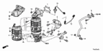 90001RNAA00 - Engine: BOLT, FLANGE (8X27) for Honda Image