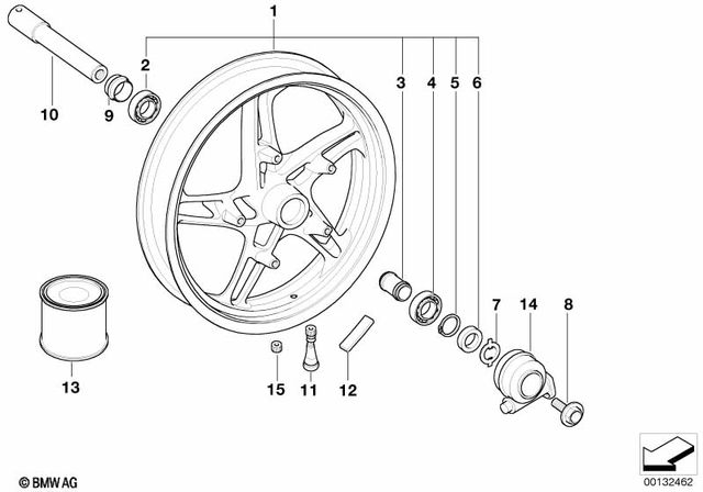 62127650348 - : Speedometer Drive for BMW-Motorrad Image