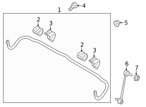 Stabilizer Bar & Components for 2016 Kia Soul EV #0