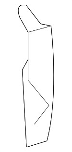 841413D000 - Body: Rear Insulator for Hyundai Image