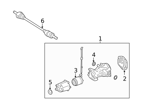 Axle Components for 2009 Mercury Sable #0