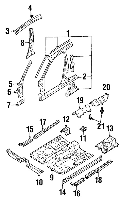 Uniside for 2001 INFINITI G20 #0