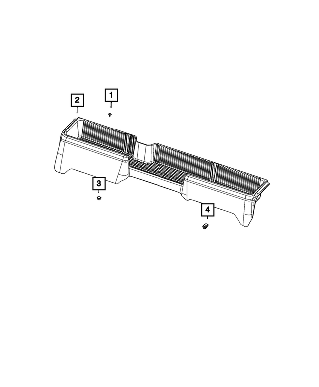 6036574AA - Interior Trim: Screw for Ram: 1500, 1500 Classic, 2500, 3500 Image