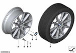 36116783526 - Wheels: Light Alloy Rim for BMW Image