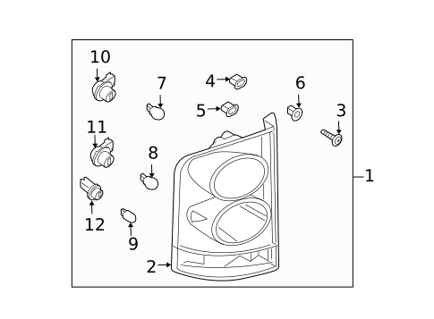 Bulbs - Chassis for 2014 Nissan Armada #1