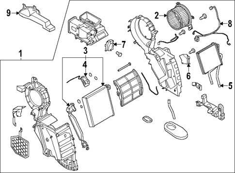 Rear Evaporator for 2025 INFINITI QX80 #0