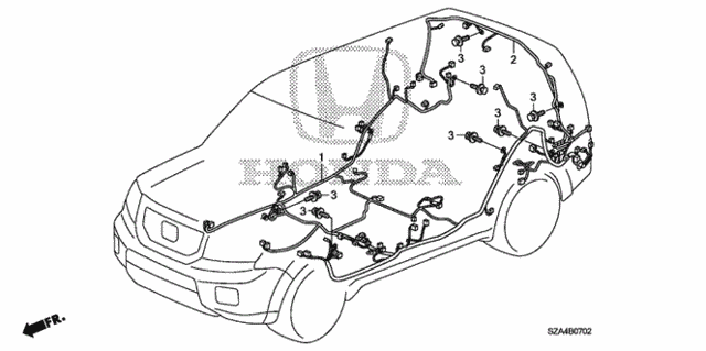 Wire Harness (3) for 2012 Honda Pilot #0