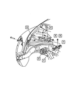 6102237AA - Engine Mounting: Bolt for Chrysler: PT Cruiser Image
