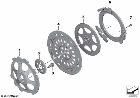 Clutch with Clutch Plate for 2012 BMW-Motorrad R 1200 RT #0