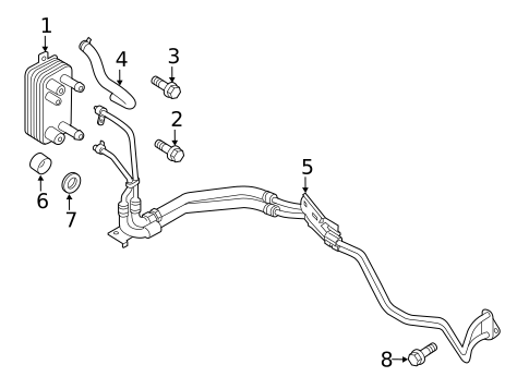 Trans Oil Cooler for 2019 Ford Transit-150 #0