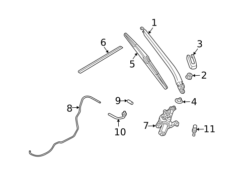 Wipers for 2007 Nissan 350Z #1