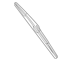 28790CD001 - Body: Wiper Blade for Nissan: 350Z Image