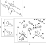 9036655095 - : Side Bearings for Lexus: GX550, LX600, LX700h Image
