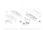 2139202000 - Rear Seat: Padding, Rr Seat Cushion for Mercedes-Benz Image