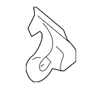 32009244 - : Upper Quarter Trim Bracket for Saab: 9-2X Image