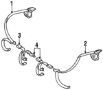 733600W030B0 - Electrical: Belt &amp; Retractor for Toyota: Tercel Image
