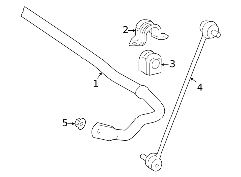 Stabilizer Bar & Components for 2016 Toyota Mirai #0