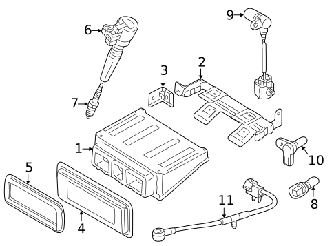 Ignition System for 2007 Jaguar S-Type #0
