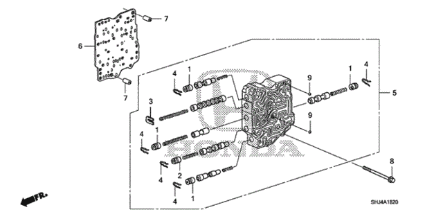 AT Secondary Body ('07-) for 2007 Honda Odyssey #0