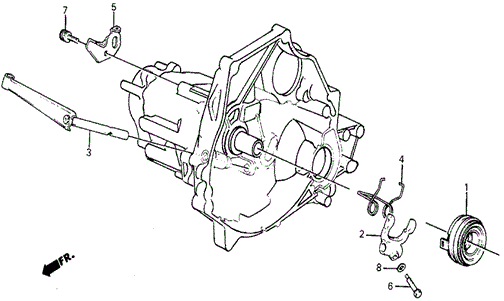 MT Clutch Release for 1984 Honda Wagovan #0