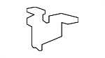 4M0821167A - Body: Rear Bracket for Audi Image