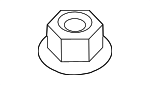 552592M000 - Steering: Outer Tie Rod Nut for Hyundai Image