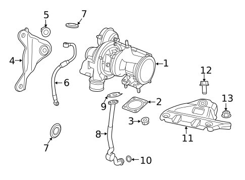Turbocharger for 2019 Fiat 124 Spider #0