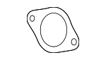 287512S000 - Exhaust: Muffler &amp; Pipe Gasket for Genesis: GV70, GV80, GV80 Coupe | Hyundai: Elantra, Elantra GT, Kona, Palisade, Santa Cruz, Santa Fe, Sonata, Tucson, Veloster Image
