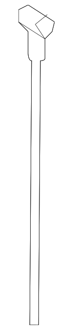 266113C100 - Engine: Dipstick for Hyundai Image