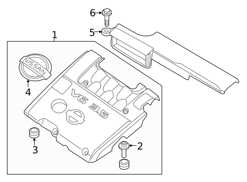 Engine Appearance Cover for 2017 Nissan Altima #0