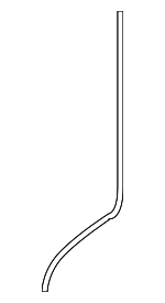 5G1Z5426460C - Body: Lock Rod for Ford: Five Hundred, Taurus | Mercury: Montego, Sable Image