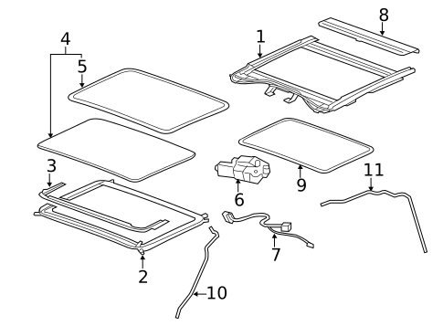 Sunroof for 2013 GMC Sierra 2500 HD #0
