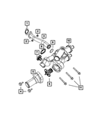 6508393AA - Cooling: Hex Flange Head Bolt for Mopar Image