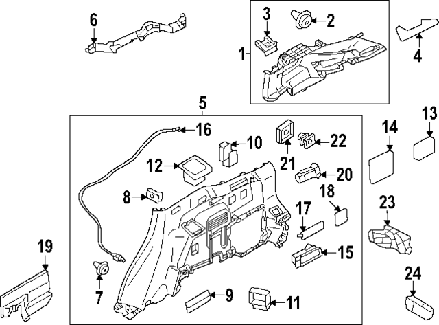 7230B341XA - Body: Cover for Mitsubishi: Outlander PHEV Image