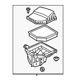 32283671 - Engine: Air Cleaner Assembly for Volvo: S60, S90, V60, V60 Cross Country, XC60, XC90 Image