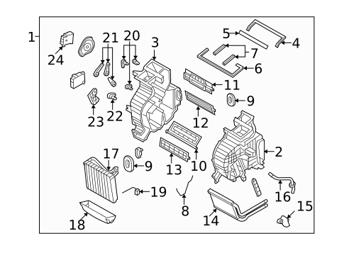 Condenser, Compressor & Lines for 2007 Kia Rio5 #1