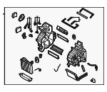 972051G000 - HVAC: Heater Assembly for Kia: Rio, Rio5 Image