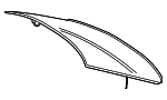 222670240164 - Body: Glass for Mercedes-Benz Image